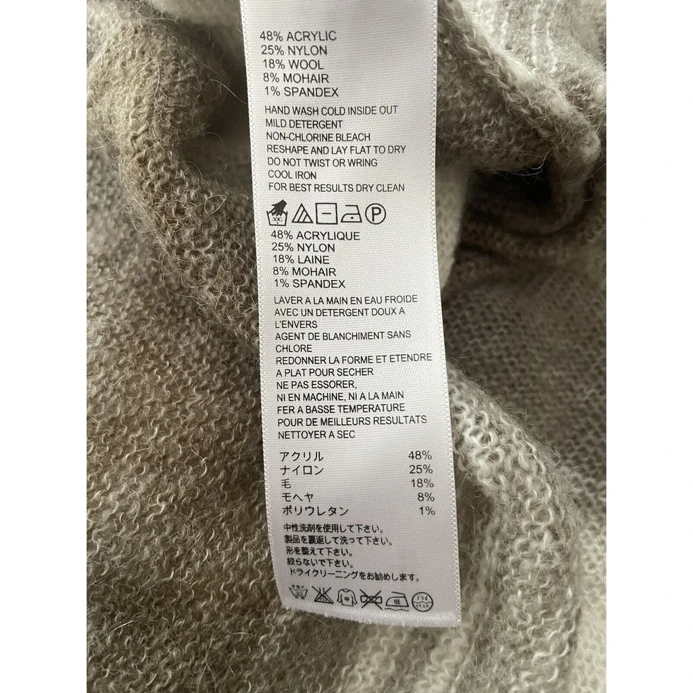 Tommy Bahama Cardigan Women's Size Large Open Front Wool Blend Long Sleeves - Picture 5 of 5
